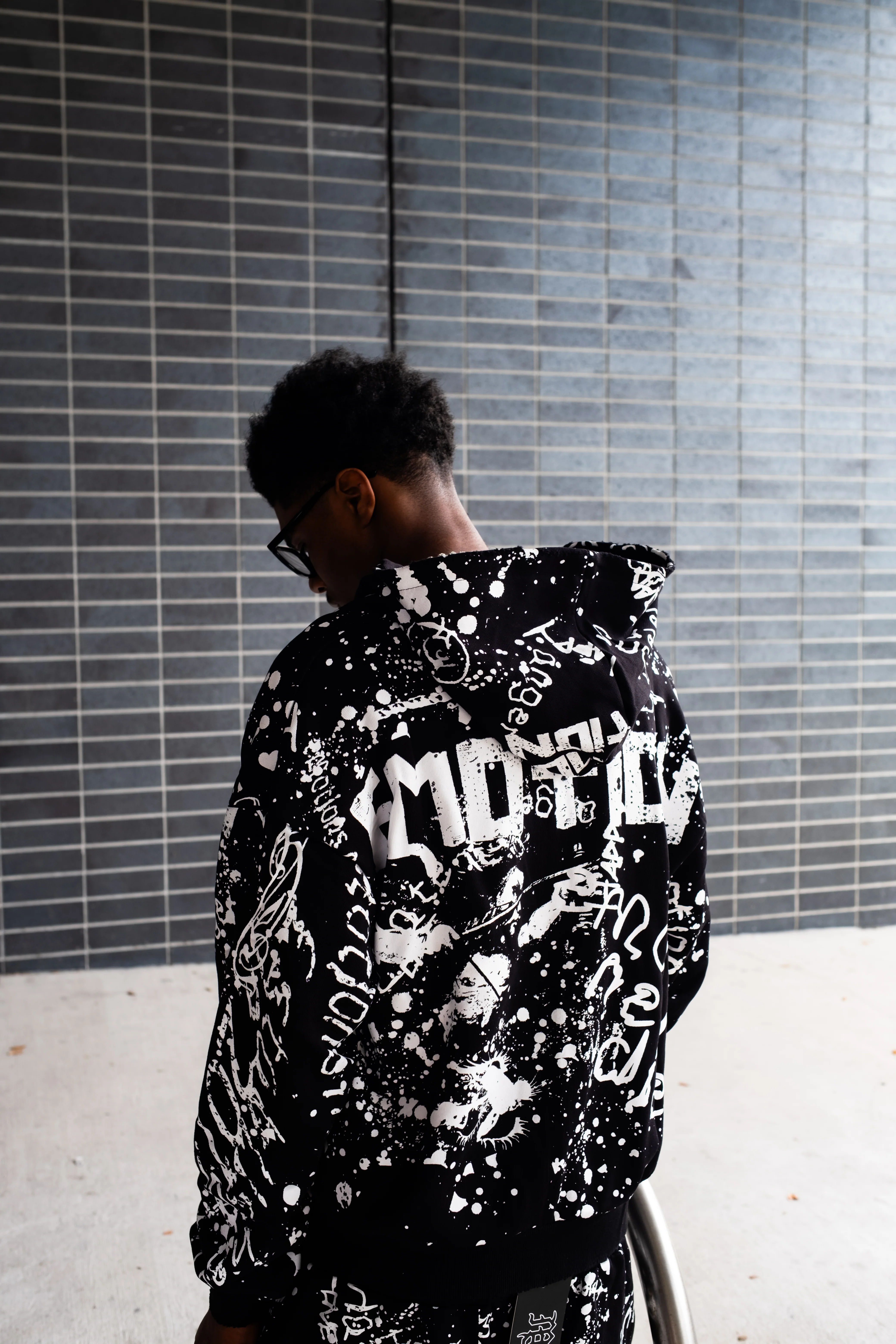 Black “Graffiti” Hoodie - Image 4