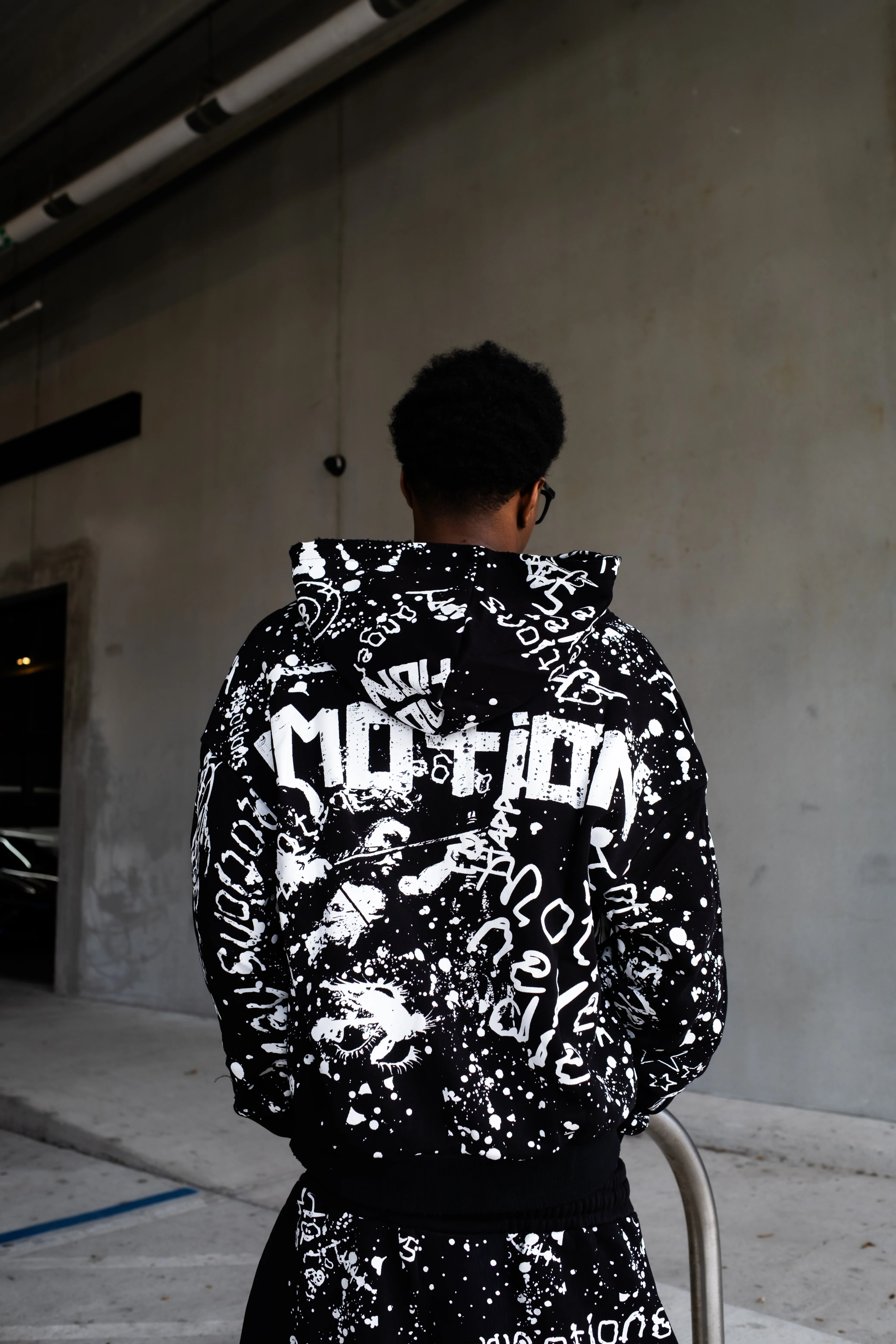 Black “Graffiti” Hoodie - Image 6