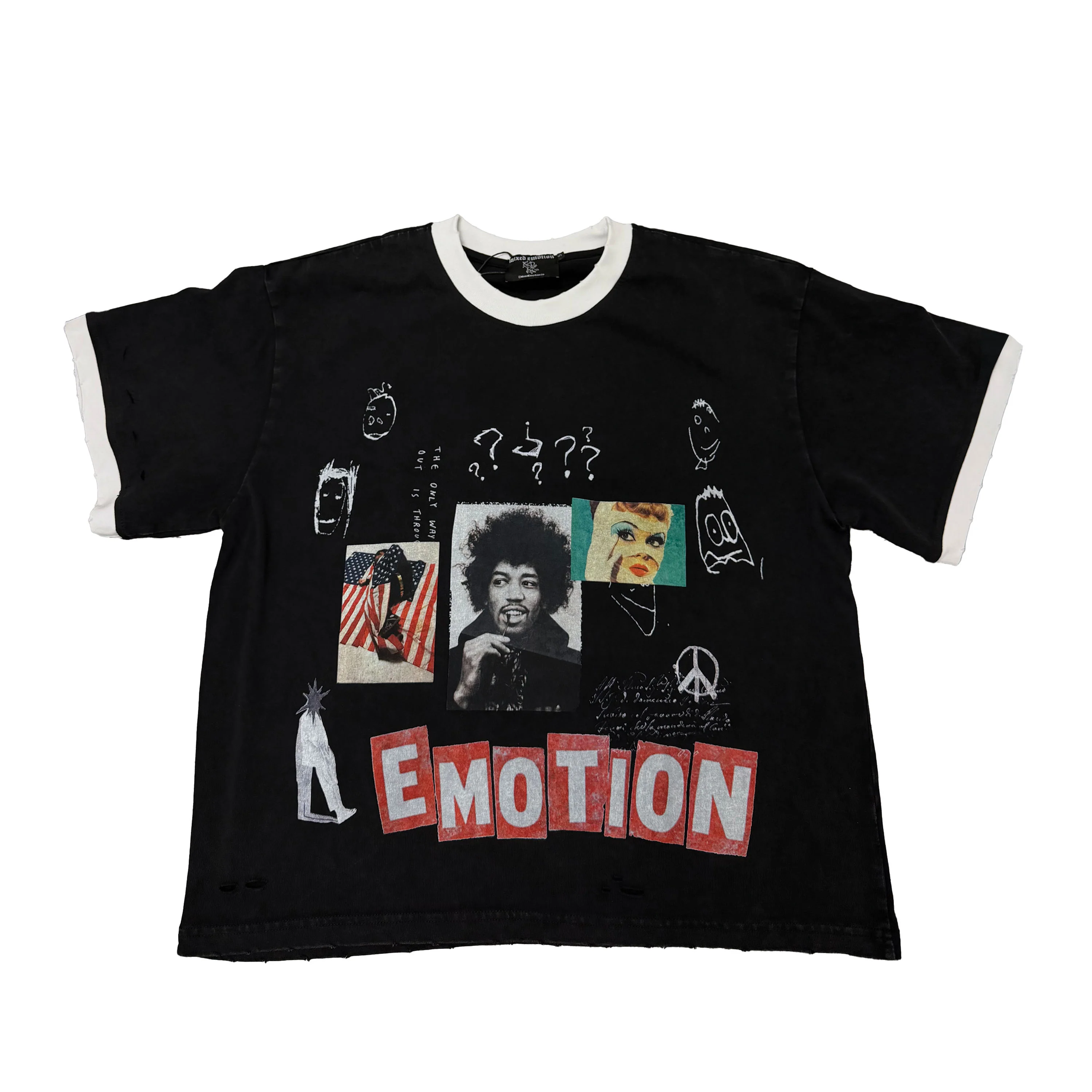 Black “Static” Tee