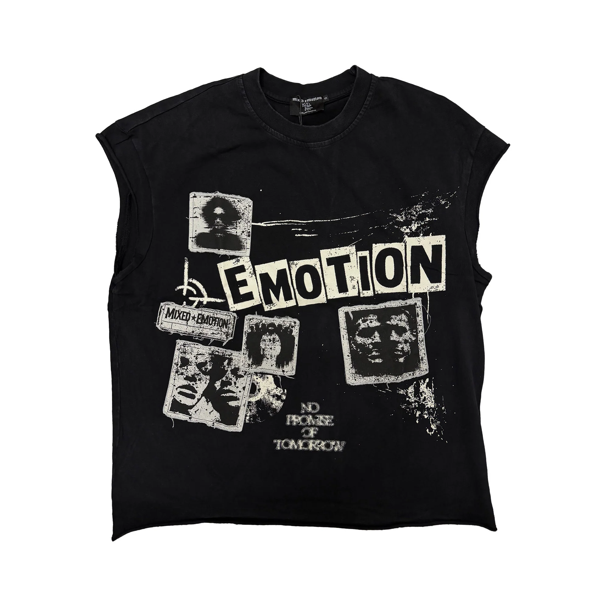 “Newspaper” Sleeveless tee