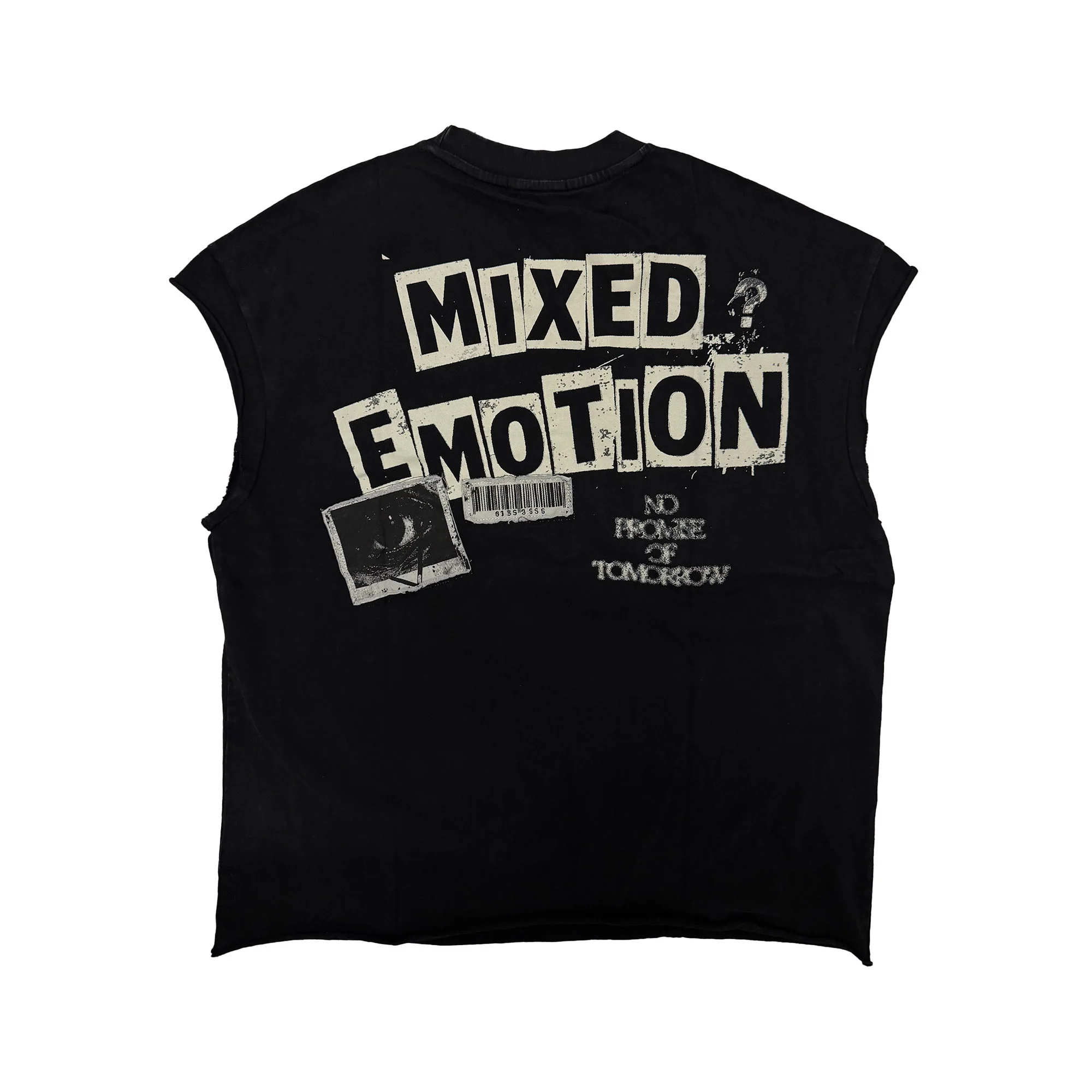 “Newspaper” Sleeveless tee - Image 2